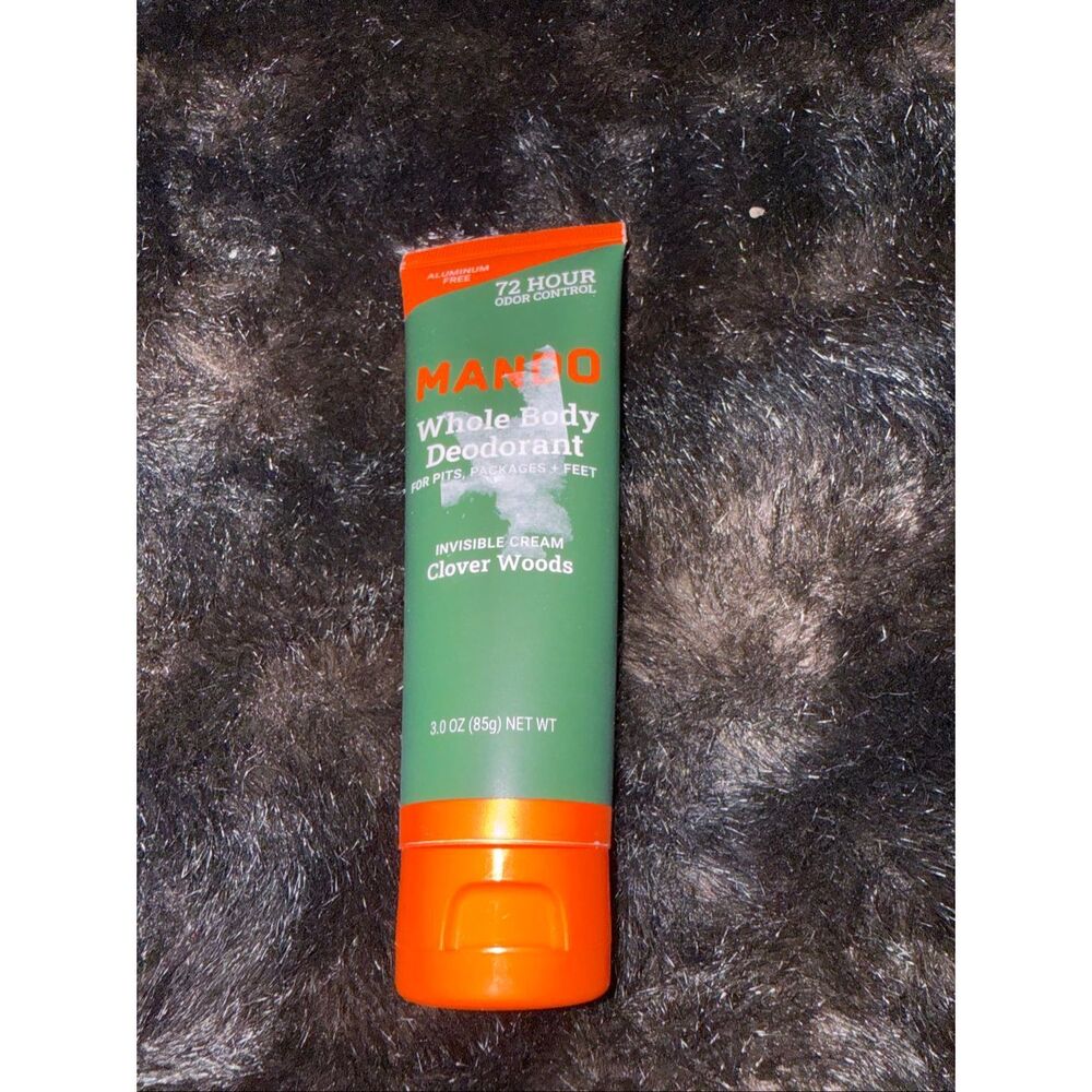 Mando Whole Body 72 Hour Odor Control Deodorant Clover Woods  3 Oz  New